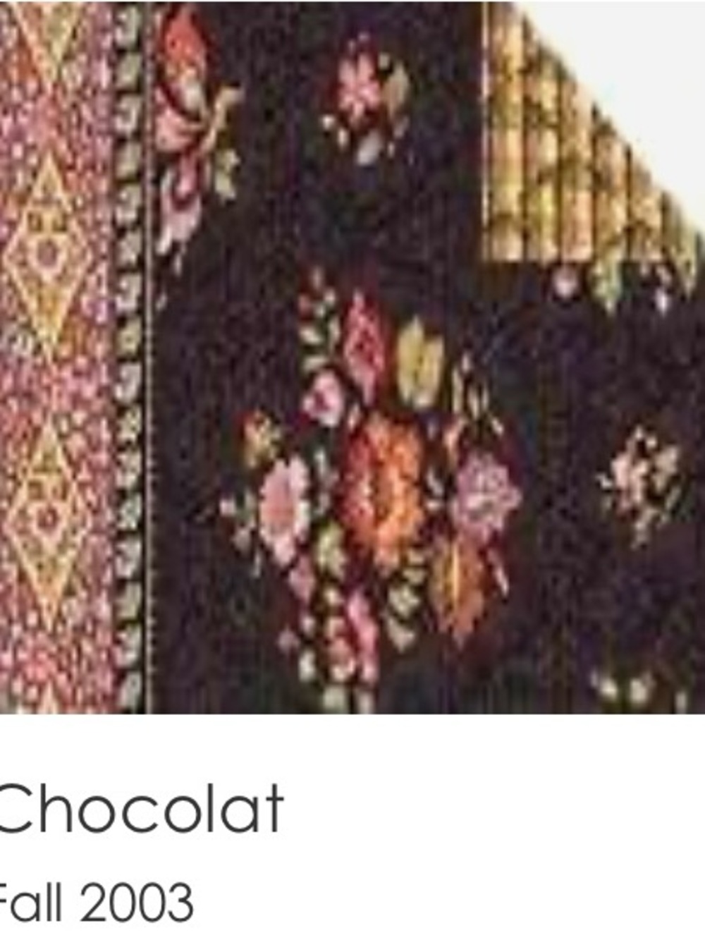 VERA BRADLEY Chocolat 2003 Little Betsy Floral 2 Handles Y2K - Picture 10 of 10